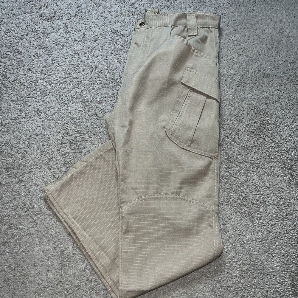 W Brand Tactical Series Tan RipStop Cargo Polyester Pants Men's XL